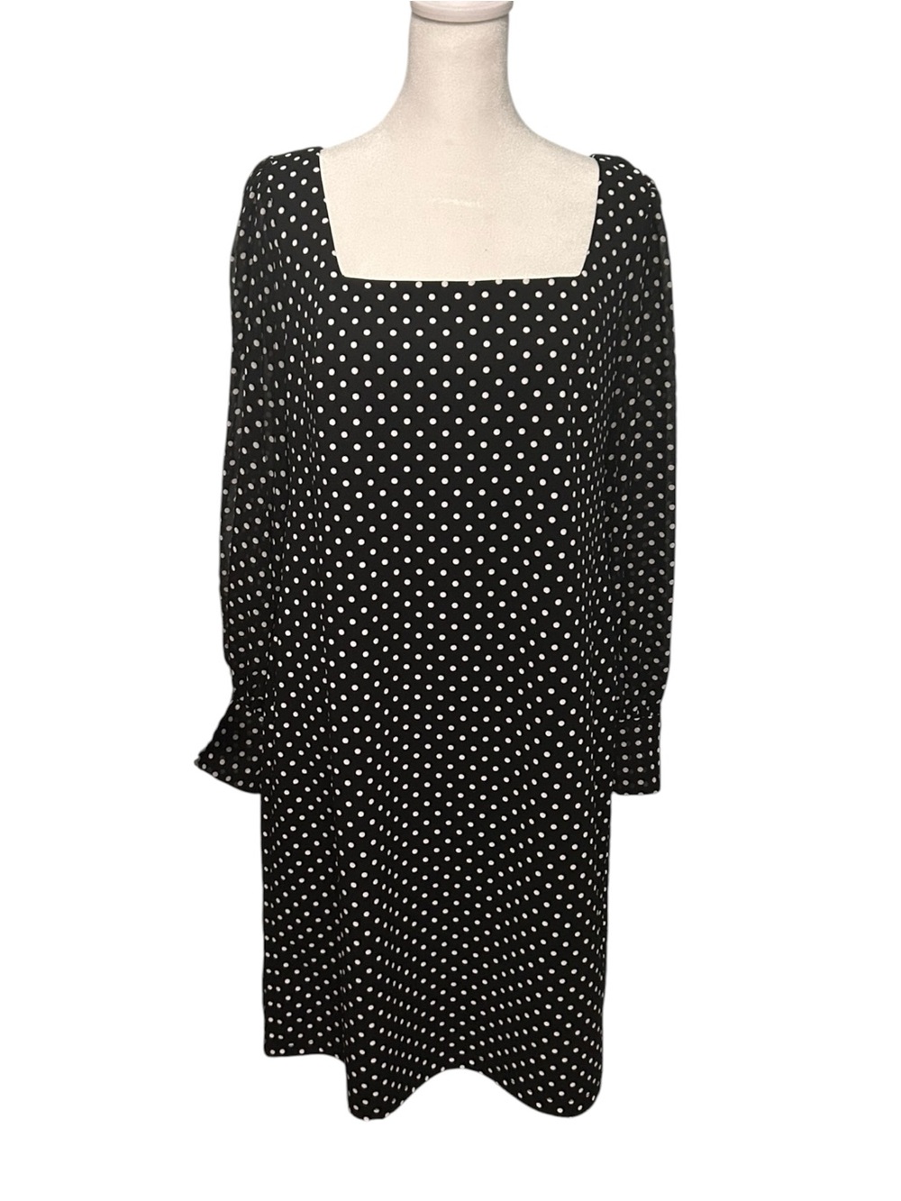 Shelby & Palmer Black and White Polka Dot Dress